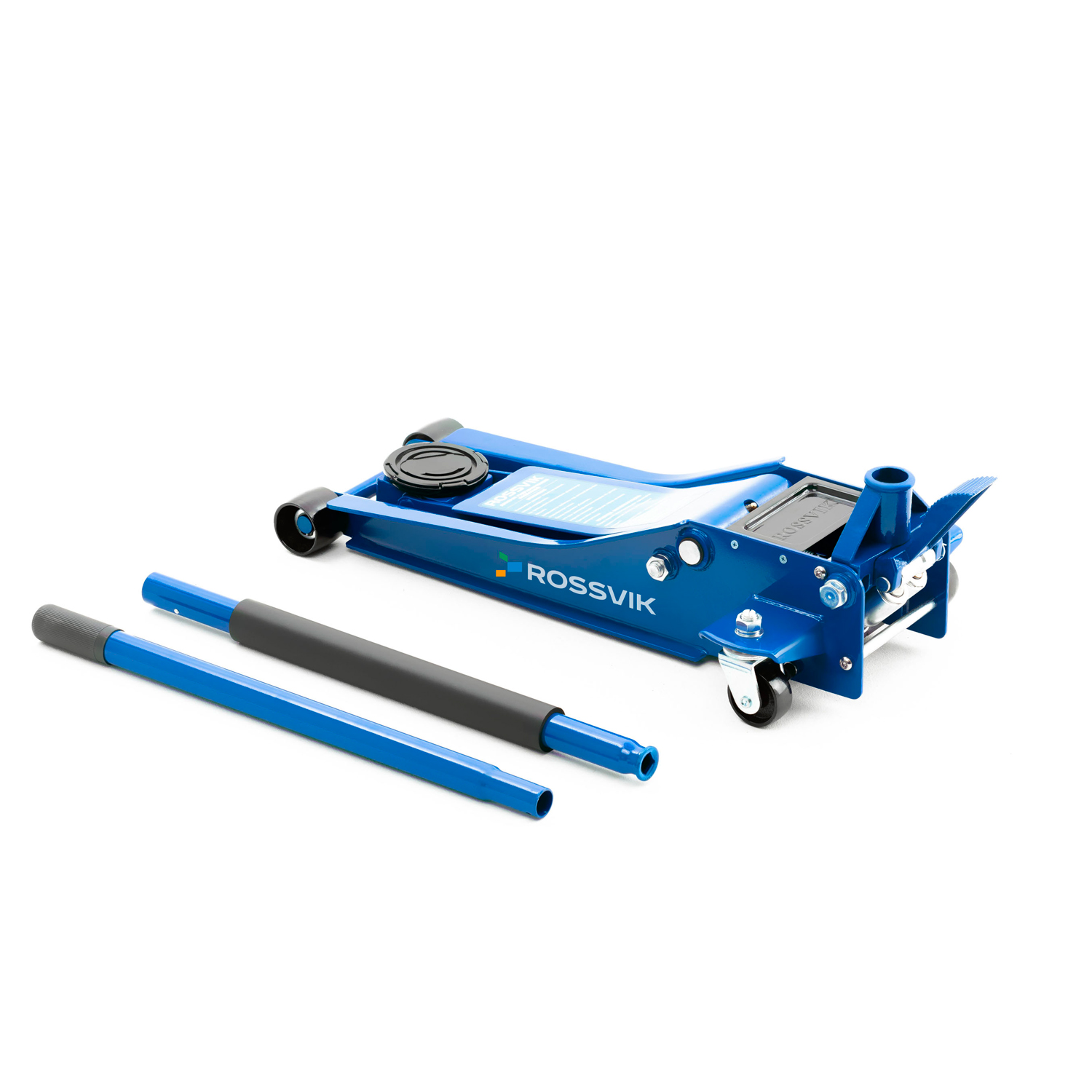 Домкрат подкатной ROSSVIK V3 LOW PROFILE с педалью