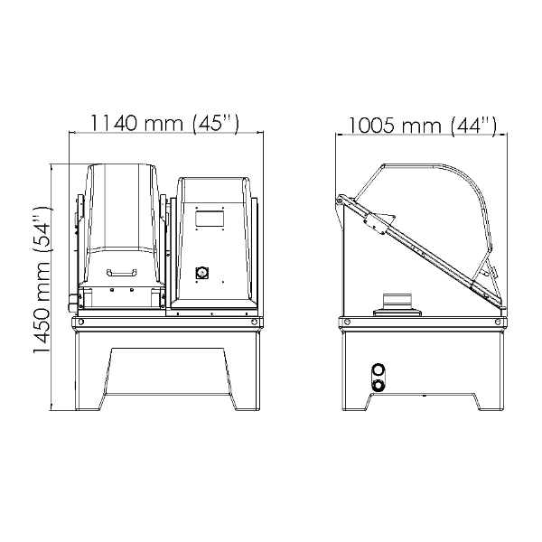 Drester W-450-2AD Мойка колес с подогревом